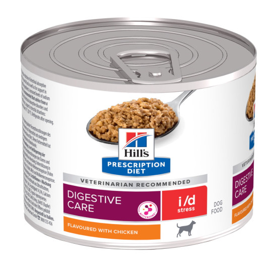Hill’s Prescription Diet Canine i/d Stress – Hrană Umedă pentru Câini cu Probleme Digestive legate de Stres, 200 g